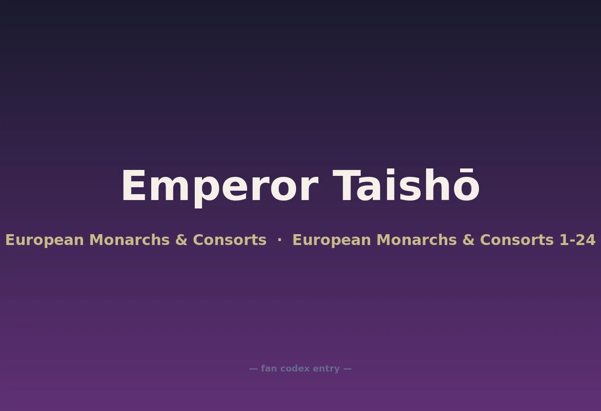 Emperor Taishō