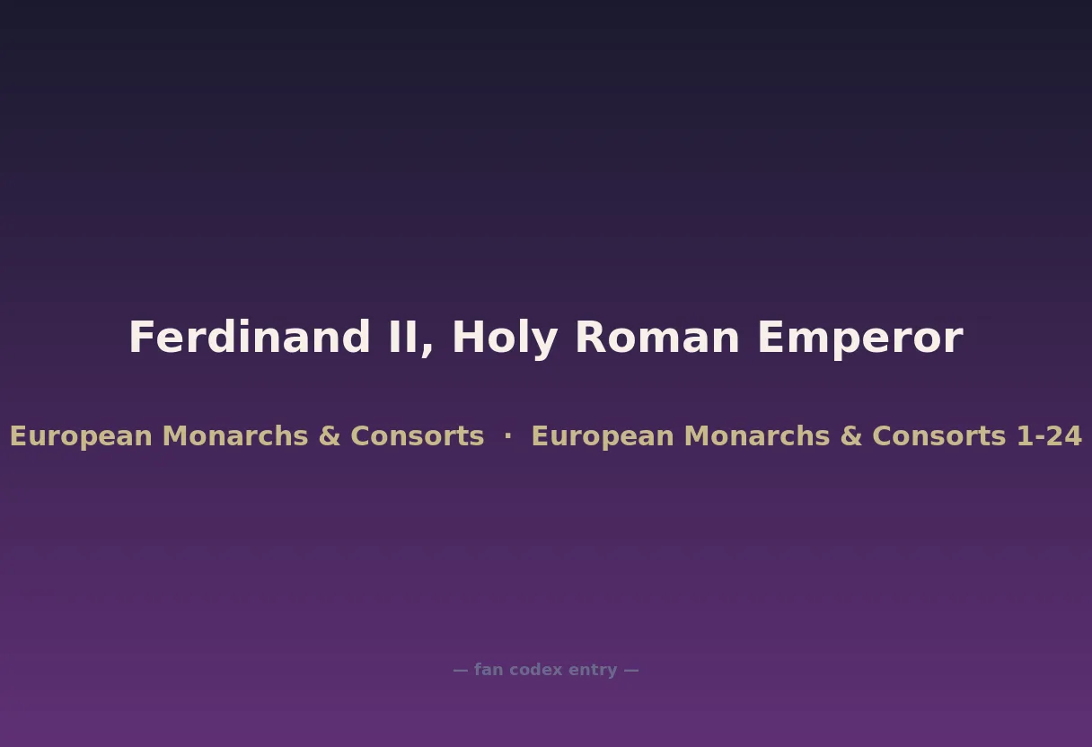 Ferdinand II, Holy Roman Emperor